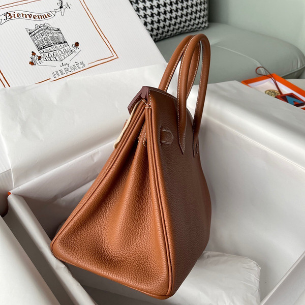 Hermès Gold Birkin 30 cm Togo Leather Gold Hardware