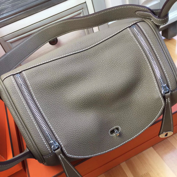 Hermes Lindy 30 Grey Togo Palladium Hardware