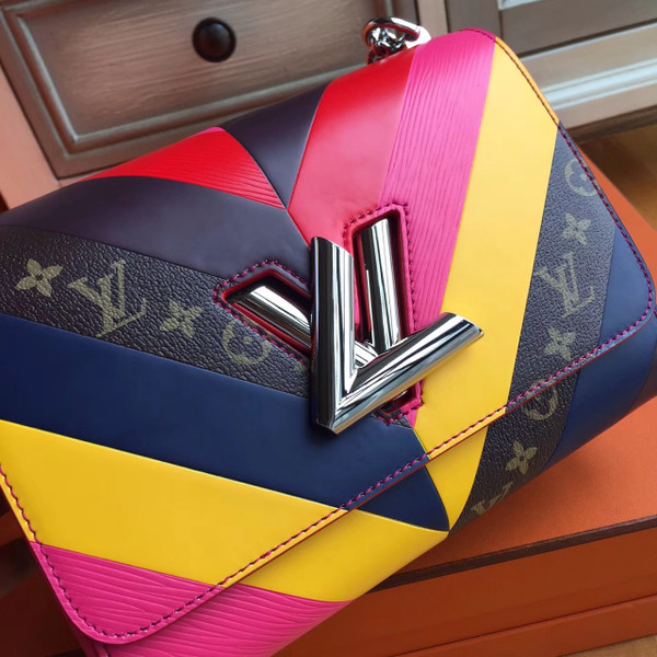 Louis Vuitton  Multicolor and monogram Reverse Twist Bag  Limited Edition