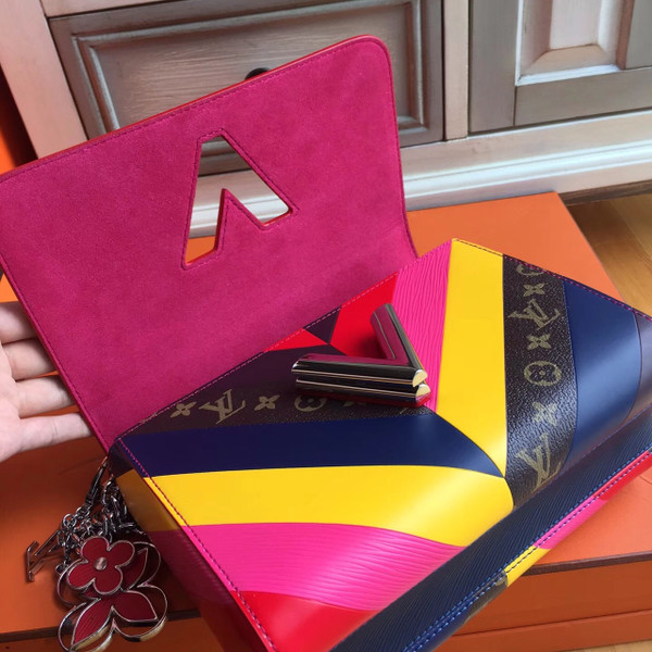 Louis Vuitton  Multicolor and monogram Reverse Twist Bag  Limited Edition