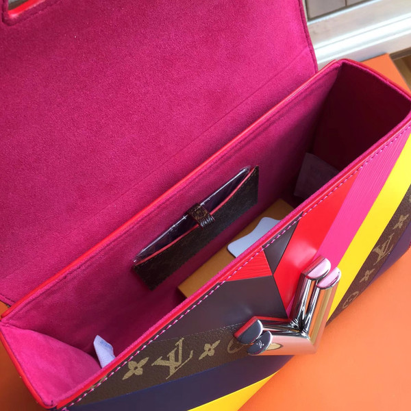 Louis Vuitton  Multicolor and monogram Reverse Twist Bag  Limited Edition
