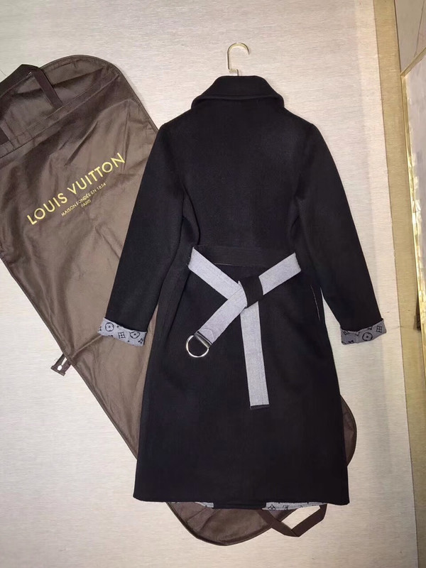 Louis Vuitton DOUBLE CASHGORA WRAP COAT WITH MONOGRAM INSIDE