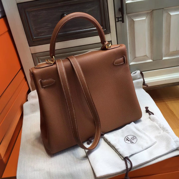Hermes Gold Kelly 28 cm Togo Gold Hardware