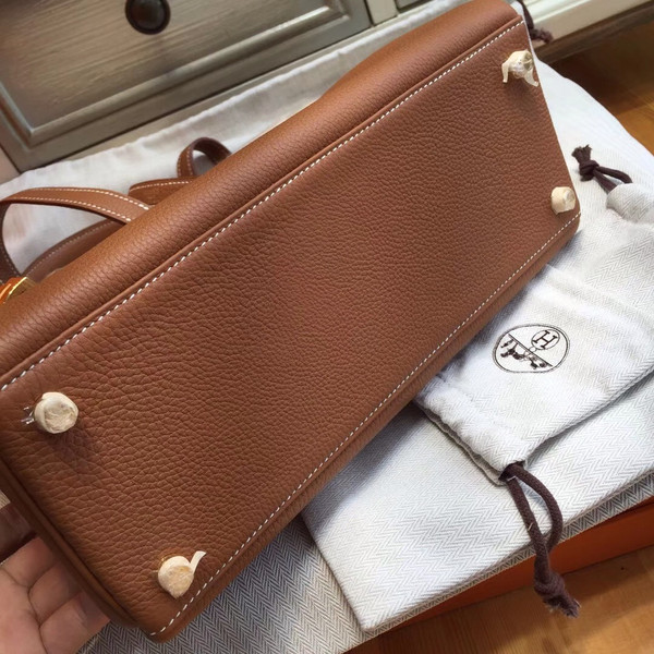 Hermes Gold Kelly 28 cm Togo Gold Hardware