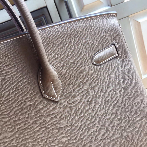 Hermes 18 Etoupe Birkin 40 Togo leather