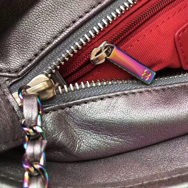 Chanel Gabrielle Purple  Iridescent Hobo Bag
