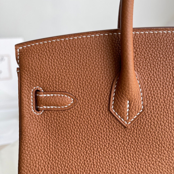 Hermes 37 Gold  Birkin 25cm Togo Gold Hardware