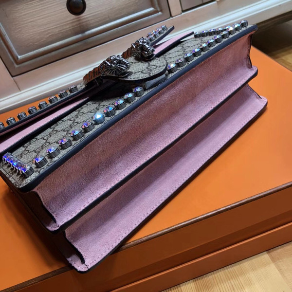 Gucci Dionysus GG small crystal shoulder bag