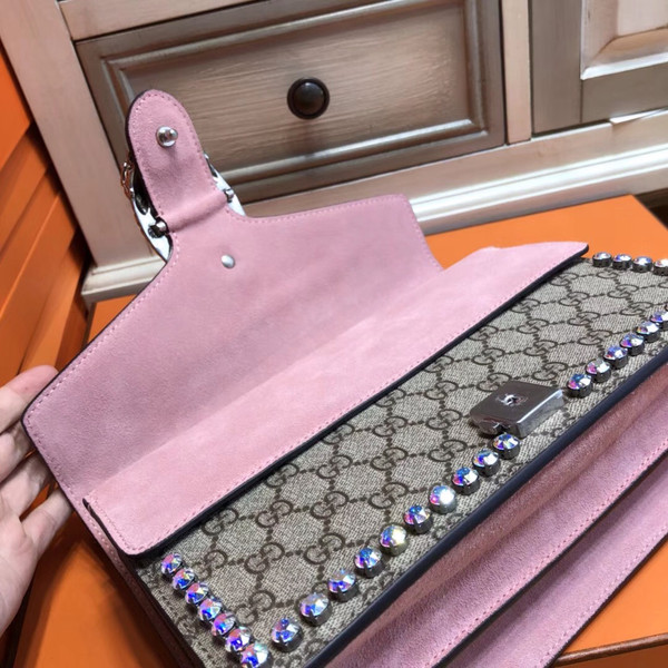 Gucci Dionysus GG small crystal shoulder bag
