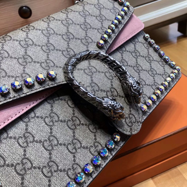 Gucci Dionysus GG small crystal shoulder bag
