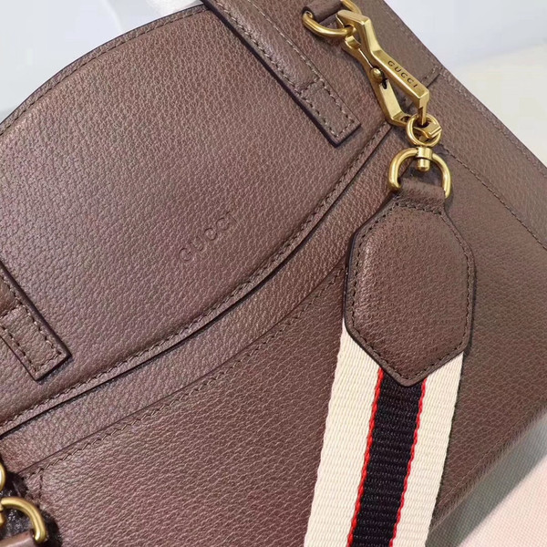 GucciTotem medium top handle bag Brown
