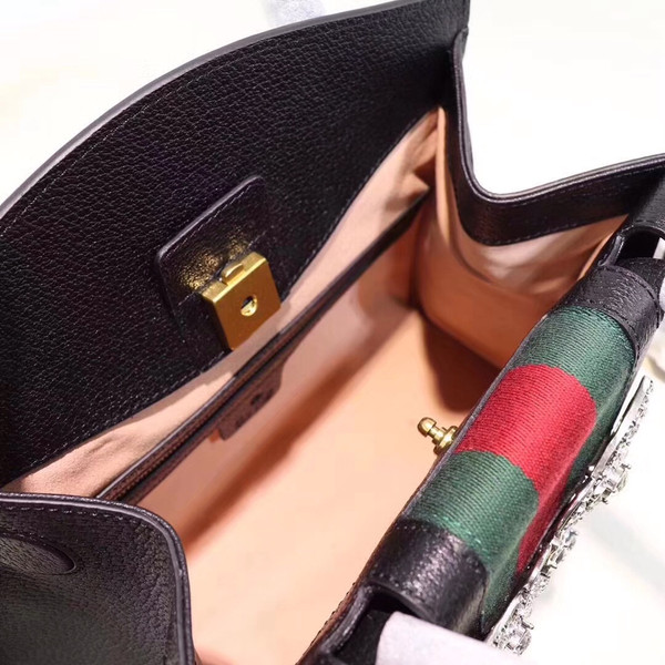 GucciTotem medium top handle bag Black