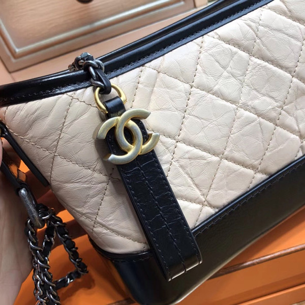 Chanel's Gabrielle Hobo Bag Black/Ivory A93824