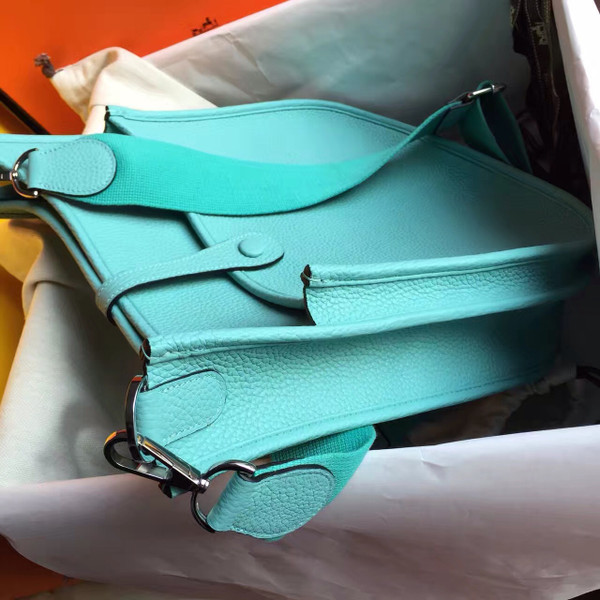 Hermes Blue Atoll Evelyne 33 bag