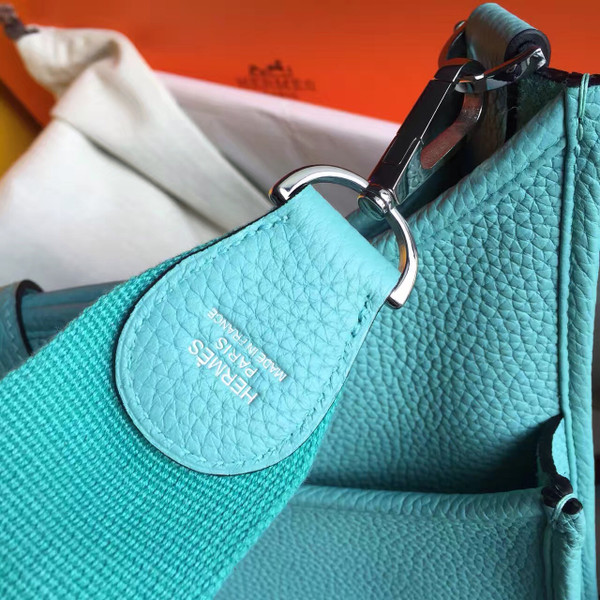 Hermes Blue Atoll Evelyne 33 bag