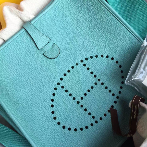Hermes Blue Atoll Evelyne 33 bag