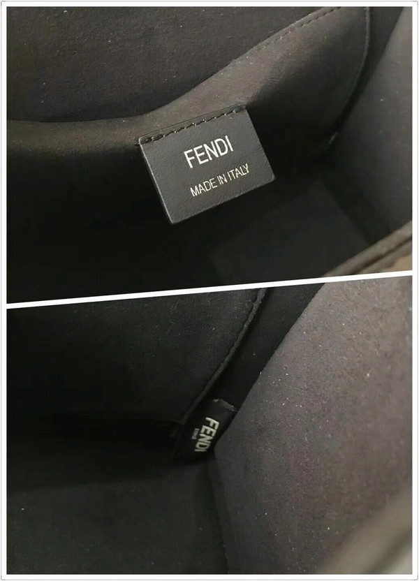 Fendi  crystal embellished Kan I F handbag