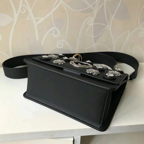 Fendi  crystal embellished Kan I F handbag