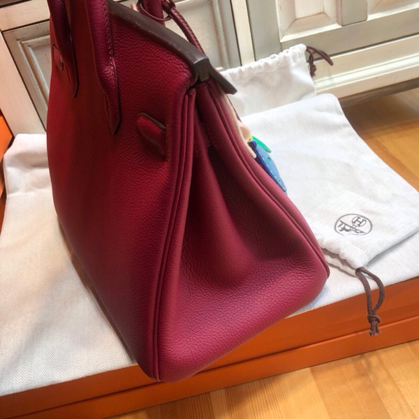 Hermès K1 Rouge Grenat Birkin 30 cm Togo Leather Gold Hardware