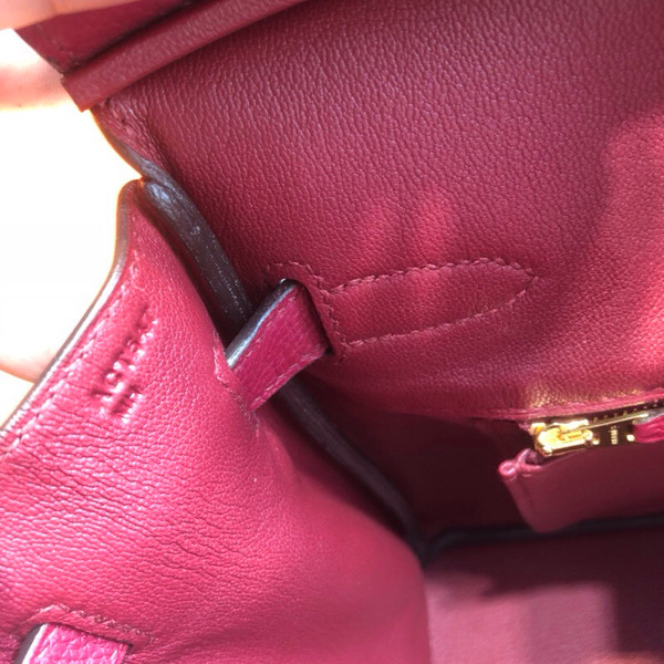 Hermès K1 Rouge Grenat Birkin 30 cm Togo Leather Gold Hardware