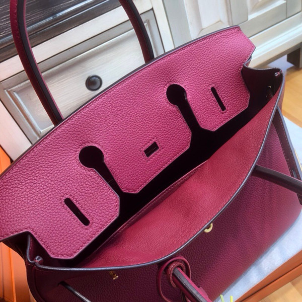 Hermès K1 Rouge Grenat Birkin 30 cm Togo Leather Gold Hardware