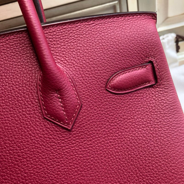 Hermès K1 Rouge Grenat Birkin 30 cm Togo Leather Gold Hardware