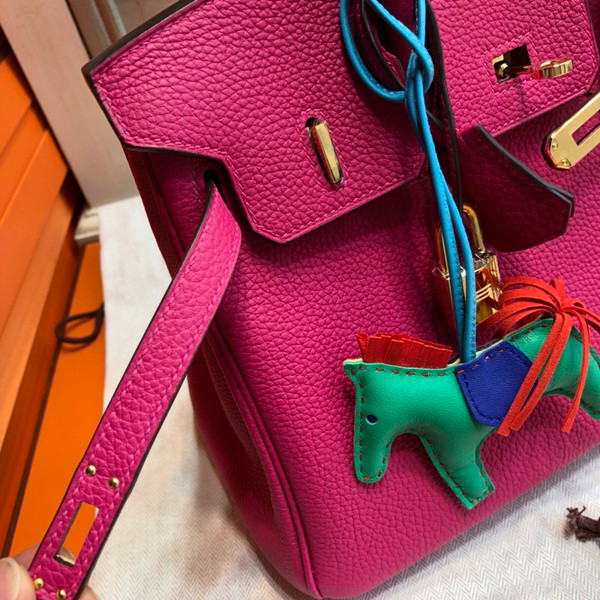 Hermes L3 Rose pourpre Birkin 25cm Togo Gold Hardware