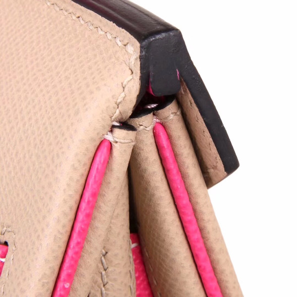 Hermes Bi-Colour CK81 Gris Tourterelle / E5 Rose Tyrien Birkin 30 cm Epsom Palladium  Hardware
