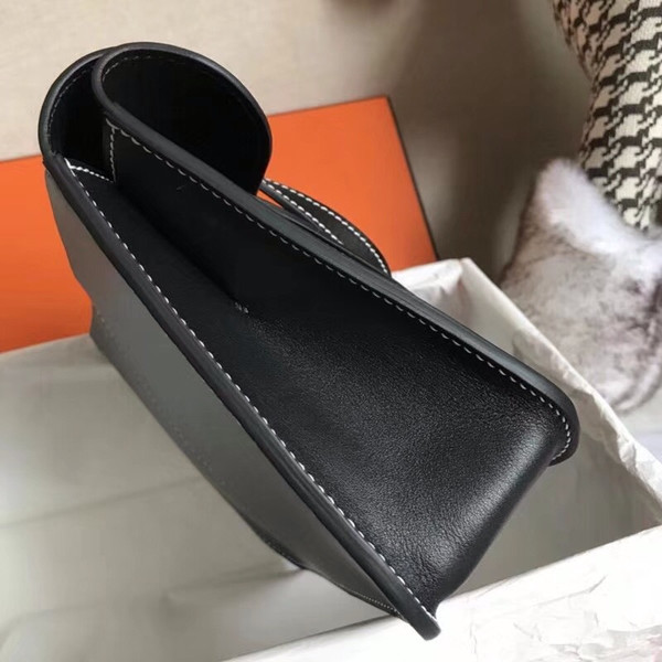 Hermes Black Halzan 31 bag
