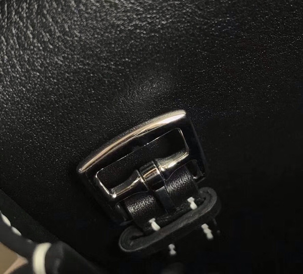 Hermes Black Halzan 31 bag