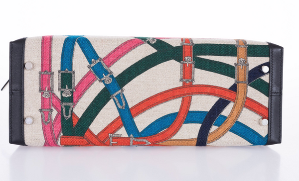 Hermes Kelly Bag 32cm Limited Edition "Cavalcadour" Palladium Hardware