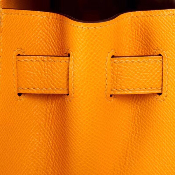 Hermès 9V Sun Yellow Kelly 32 Togo Epsom Gold Hardware