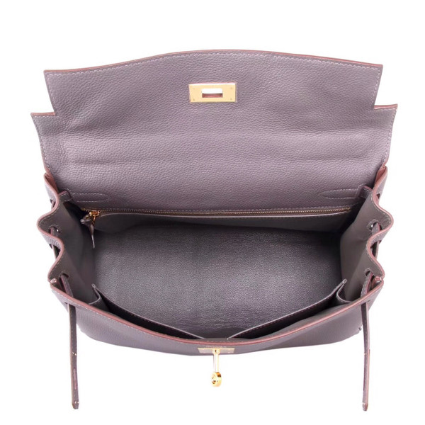Hermès Etain Kelly 32  Epsom Gold Hardware