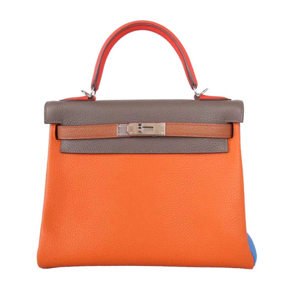 Hermes Special Order 4 colours Kelly 28 cm Epsom Palladium Hardware