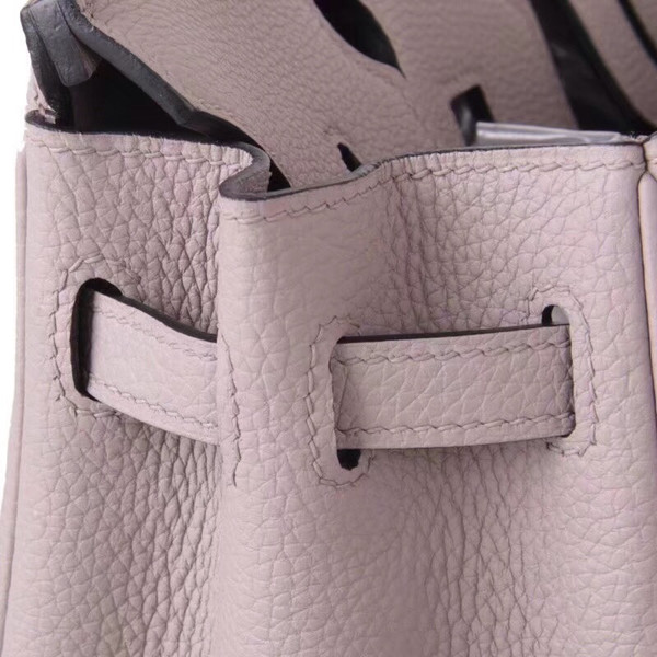 Hermès 4Z Gris Mouette Birkin 30 cm Togo Leather Palladium Hardware