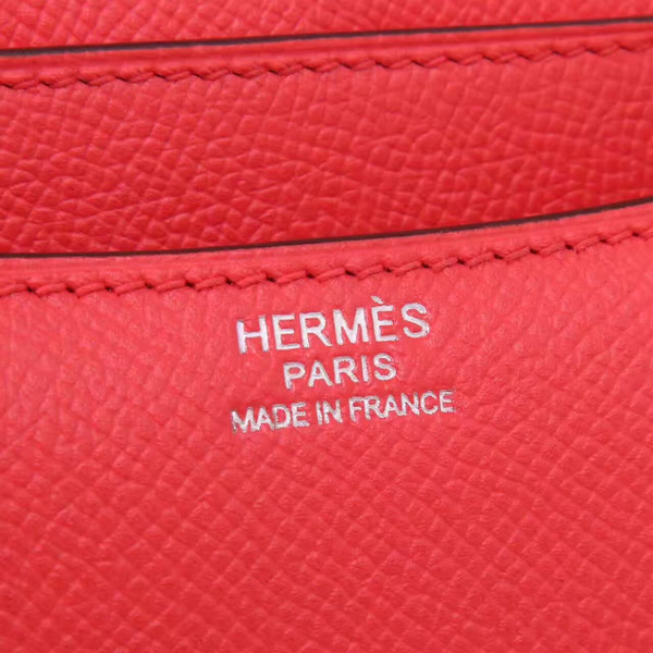 Hermes T5 Rose Jaipur Constance Togo leather 18cm Palladium Hardware