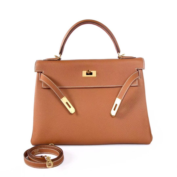 Hermès Gold Kelly 25 Togo Leather Gold Hardware