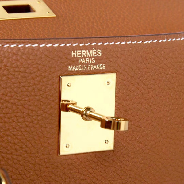 Hermès Gold Kelly 25 Togo Leather Gold Hardware