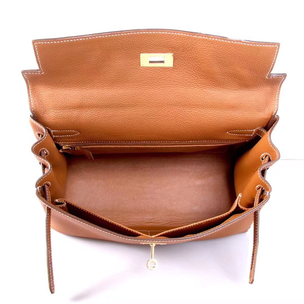 Hermès Gold Kelly 25 Togo Leather Gold Hardware