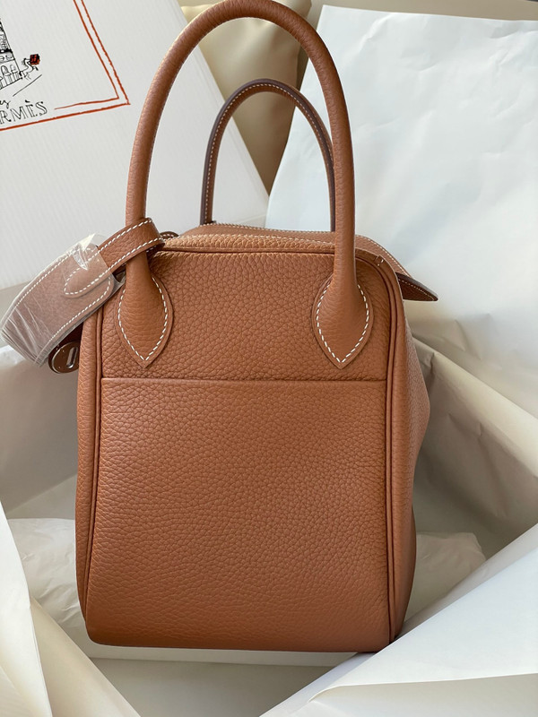 Hermes Lindy 30 Gold Togo Palladium Hardware