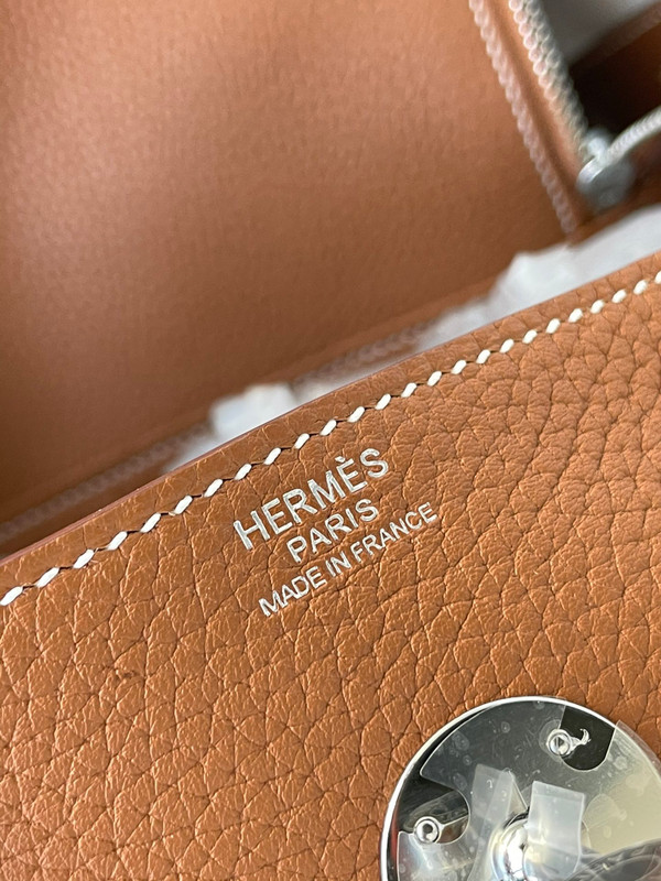 Hermes Lindy 30 Gold Togo Palladium Hardware