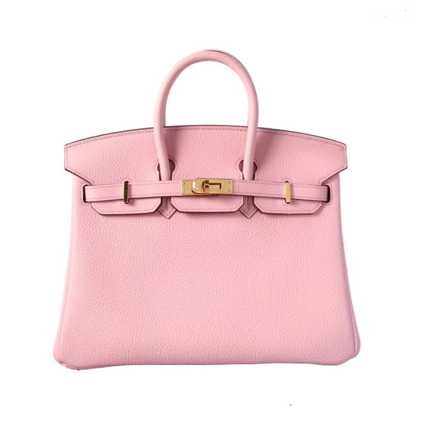 Hermes Sakura Pink  Birkin 25 cm Togo Gold Hardware