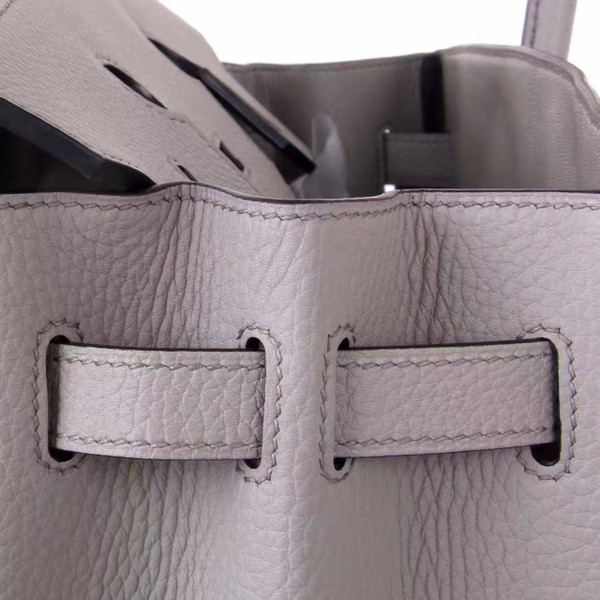 Hermès 8U Bleu Glacier Birkin 30 cm Togo Leather Palladium Hardware
