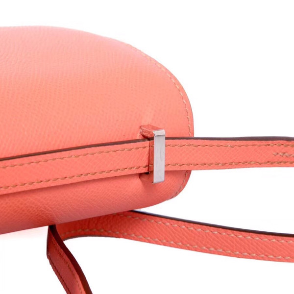 Hermes Pink Flamingo Constance 24 Epsom bag with Palladium Hardwares