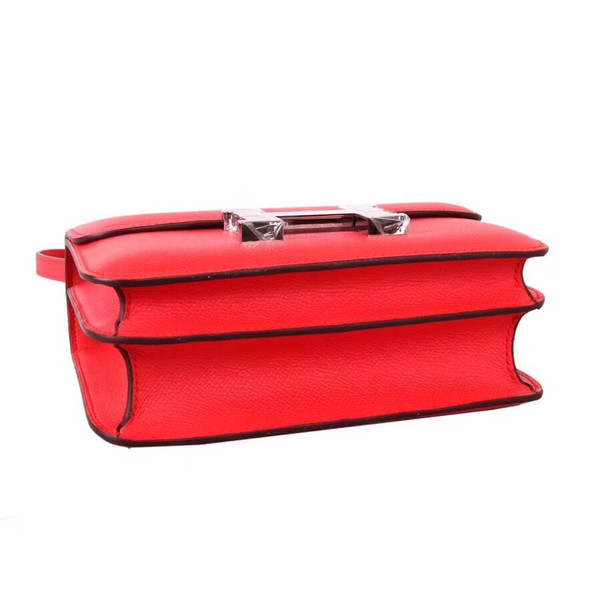 Hermes Geranium Constance Epsom leather 18cm Palladium Hardware