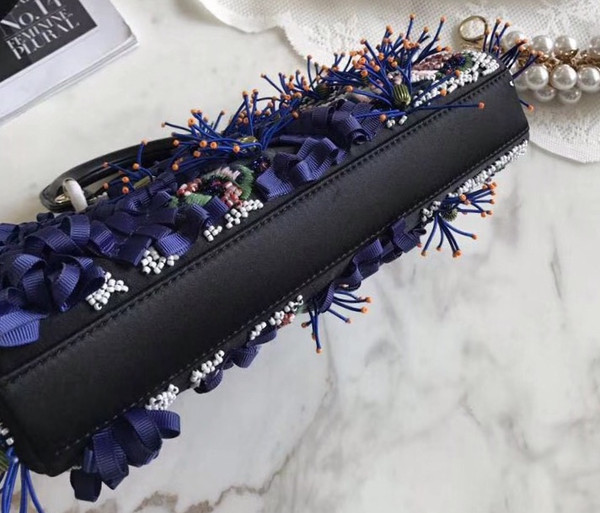 Christia Dior Dior Embroidered Runway Bag 2016 Limited Edition (I)