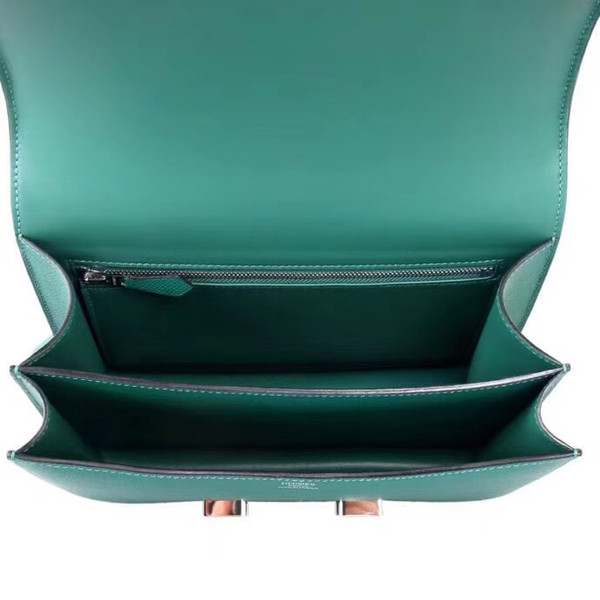 Hermes Z6 Malachite  Constance Epsom leather 18cm With Enamel Hardware