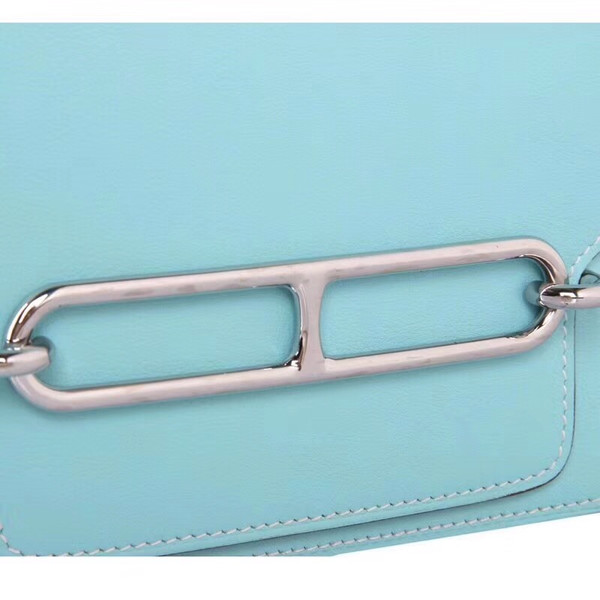 Hermes  23 3P Blue Atoll Sac Roulis Bag