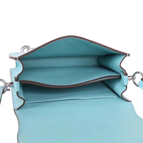 Hermes  23 3P Blue Atoll Sac Roulis Bag