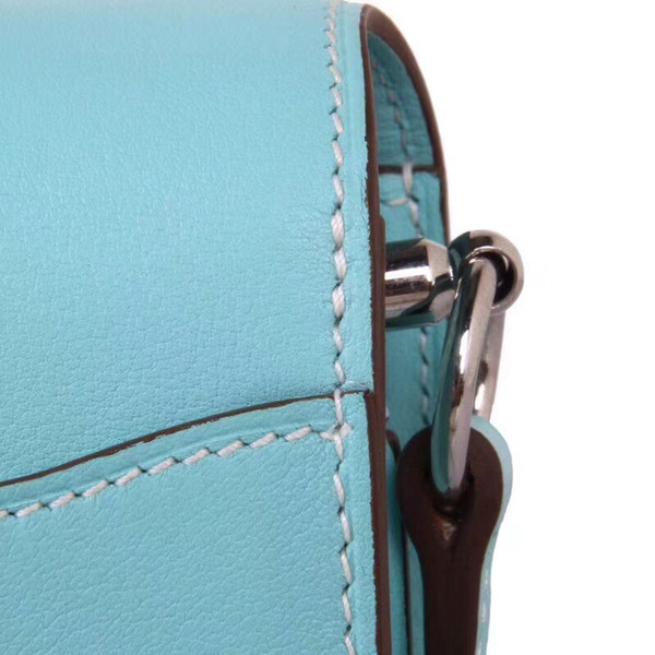 Hermes  23 3P Blue Atoll Sac Roulis Bag